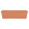 Bloem Dayton Window Box Planter: 24" - Coral - 100% Recycled Durable Plastic Box, Elevated Feet, For Indoor and Outdoor Use, Gardening, 5 Gallon Capacity